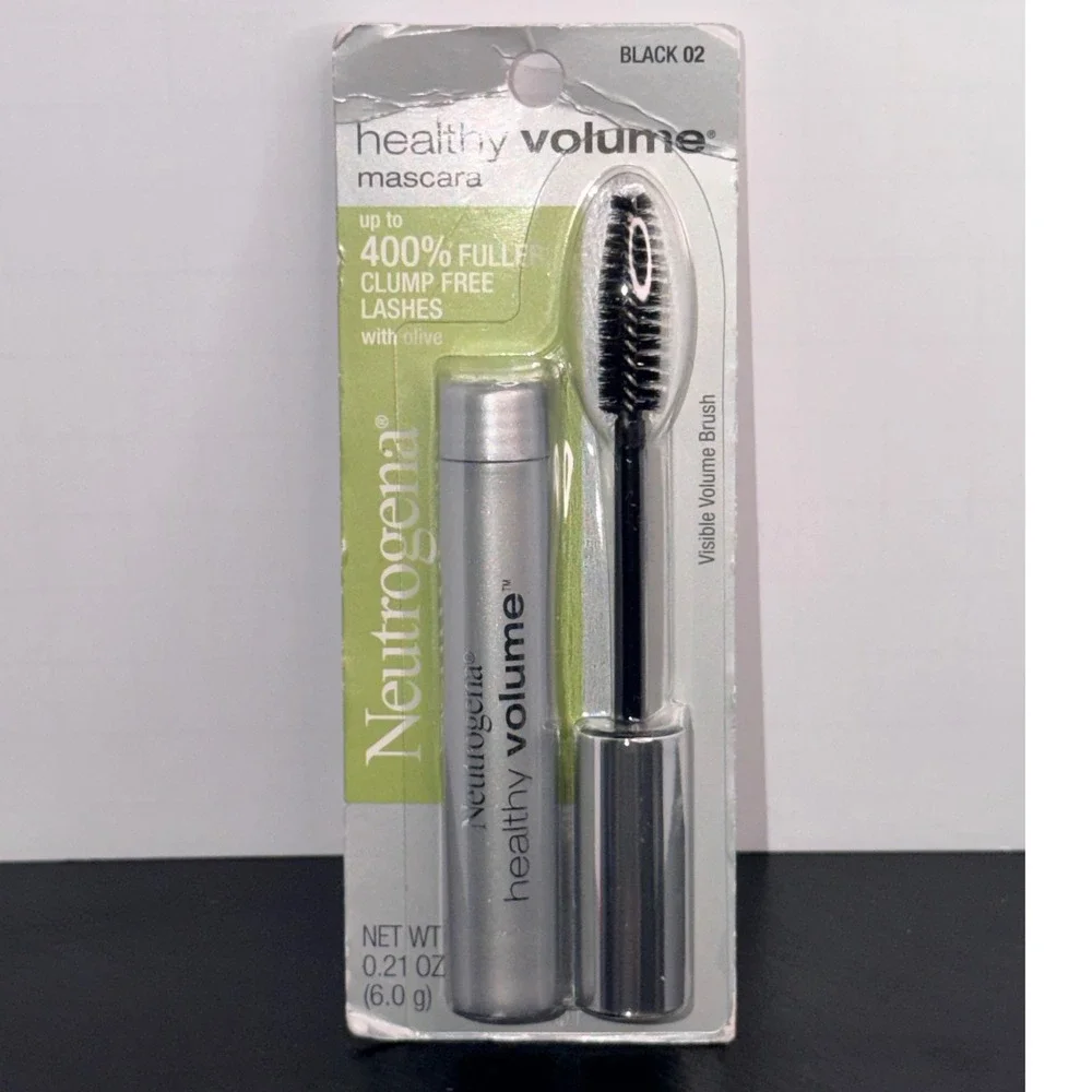 Neutrogena Healthy Volume Mascara Black 02 Volumizing Olive Oil 0.21oz NIP